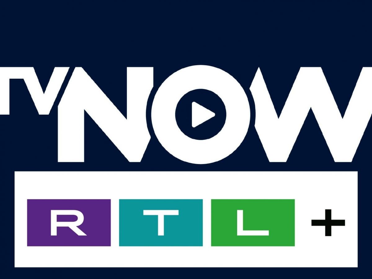 TVNOW und RTL+-Logo.
