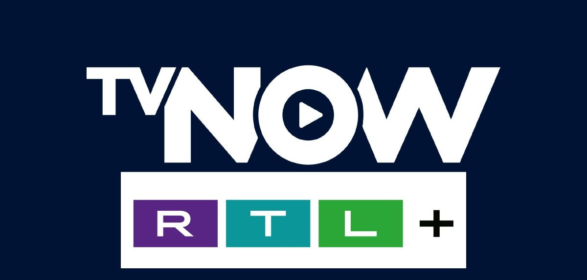 TVNOW und RTL+-Logo.