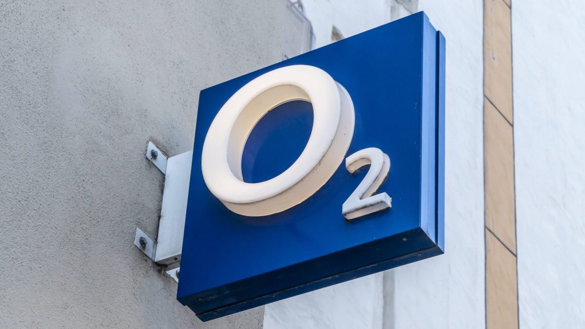 O2 Logo auf Schild