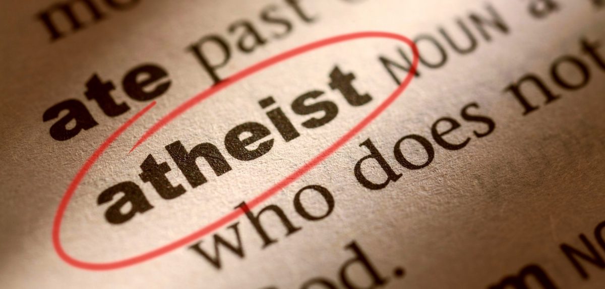 "Atheist" in einem Lexikon