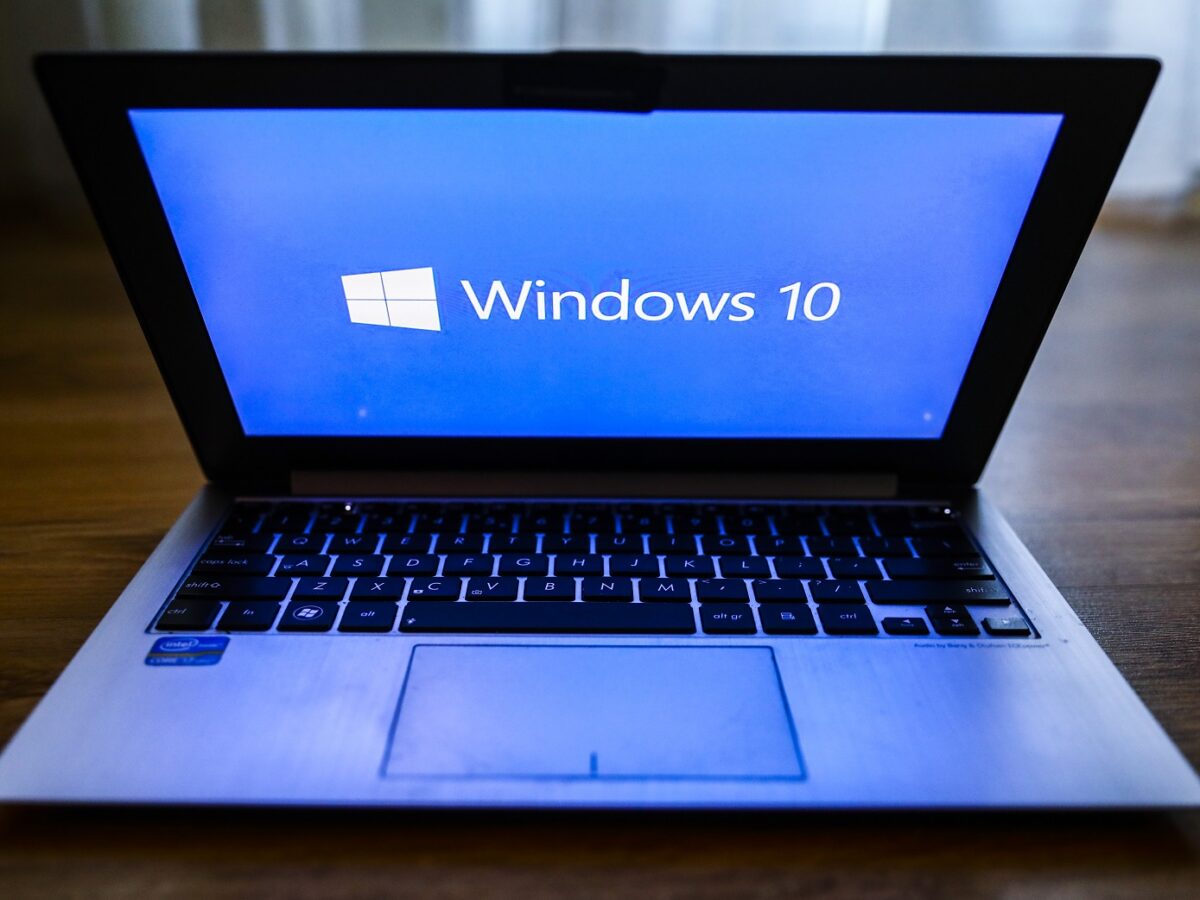 windows 10 auf dem laptop