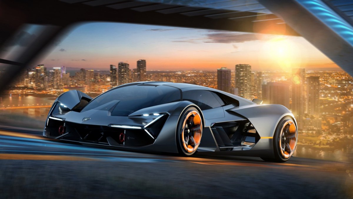 Die Lamborghini E-Sportwagen-Studie Terzo Millennio