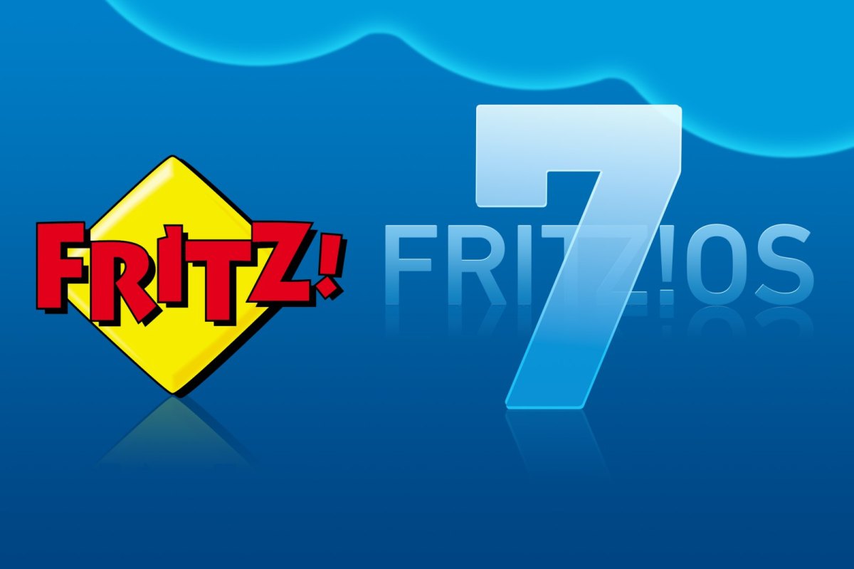 Pressefoto Fritzbox-Logo mit FritzOS 7-Logo