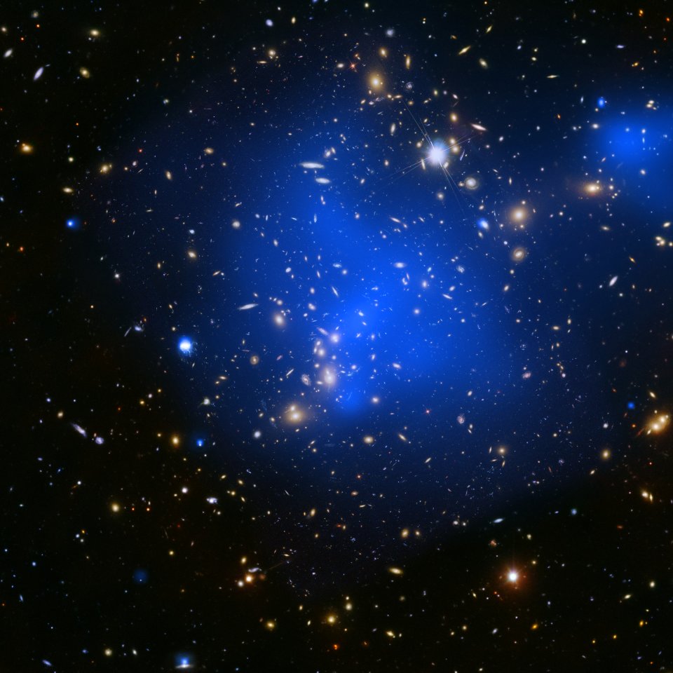 Der Galaxiehaufen Abell 2744.