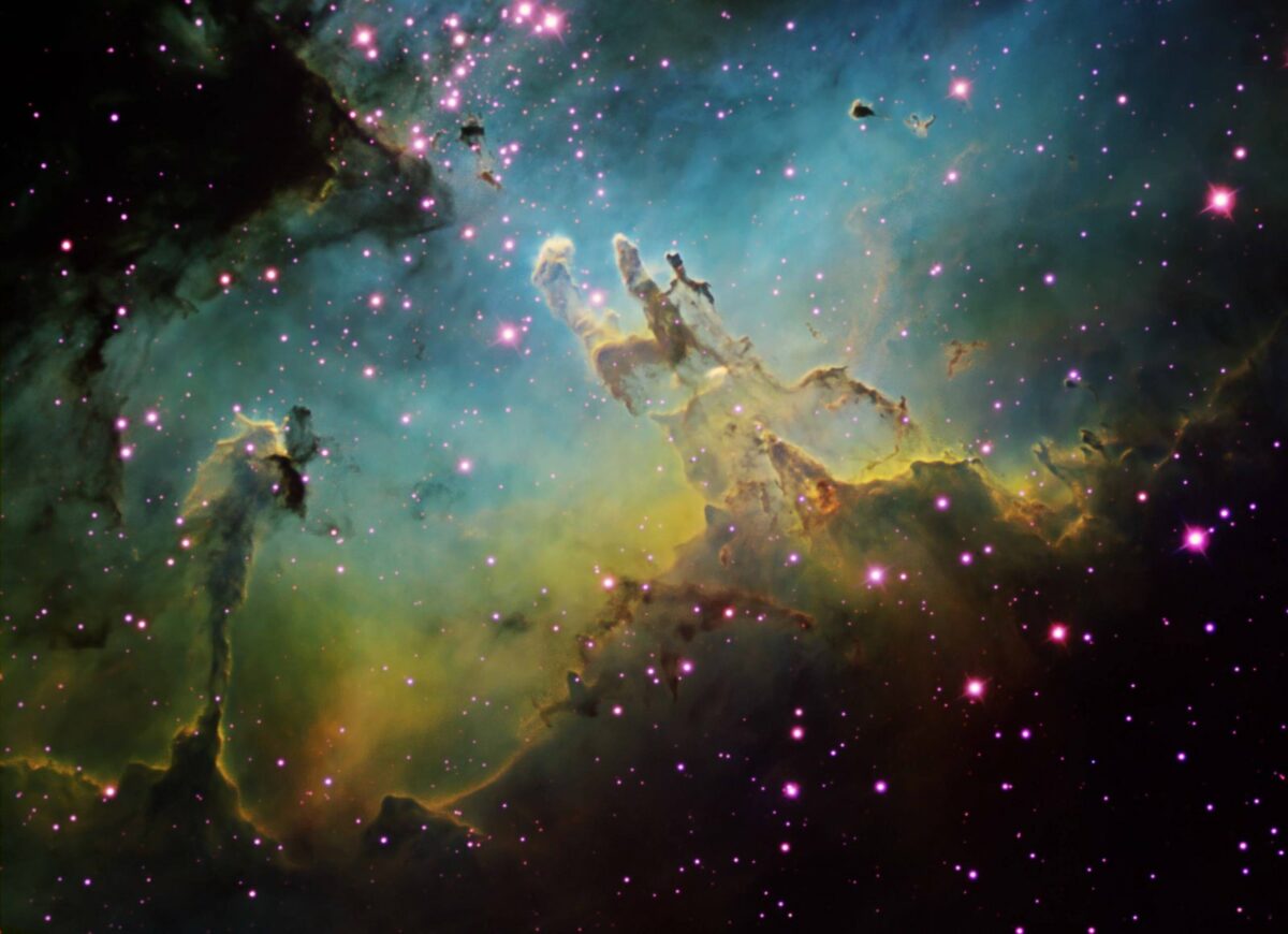 Bild des Hubble Teleskops ins Universum