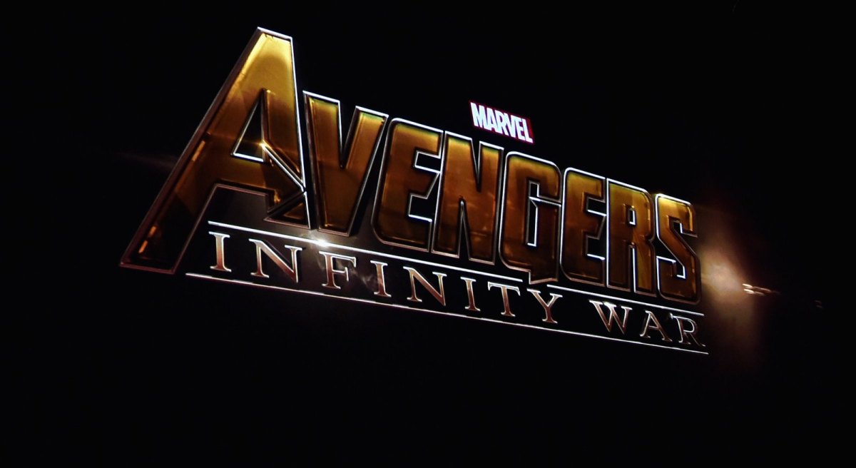 Das Logo des Disney-Films Avengers: Infinity War.