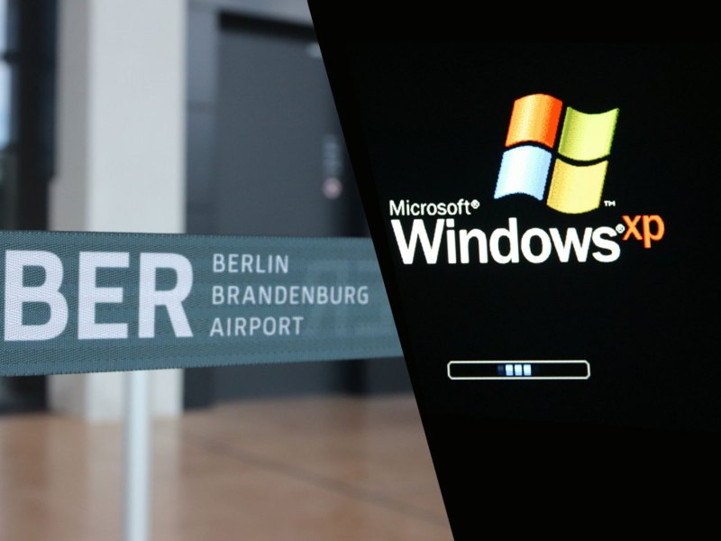Wird auf dem Flughafen Berlin Brandenburg tatsächlich auf das alte Betriebssystem Windows XP gesetzt?