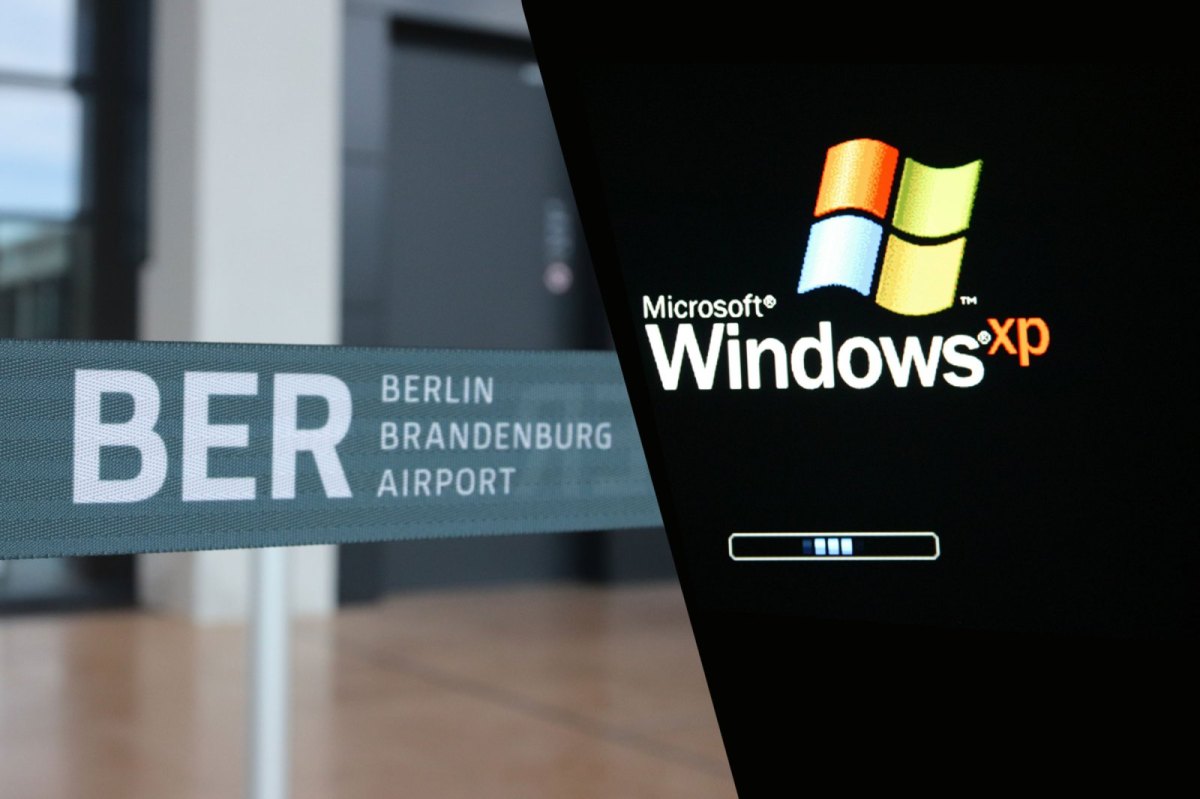 Wird auf dem Flughafen Berlin Brandenburg tatsächlich auf das alte Betriebssystem Windows XP gesetzt?