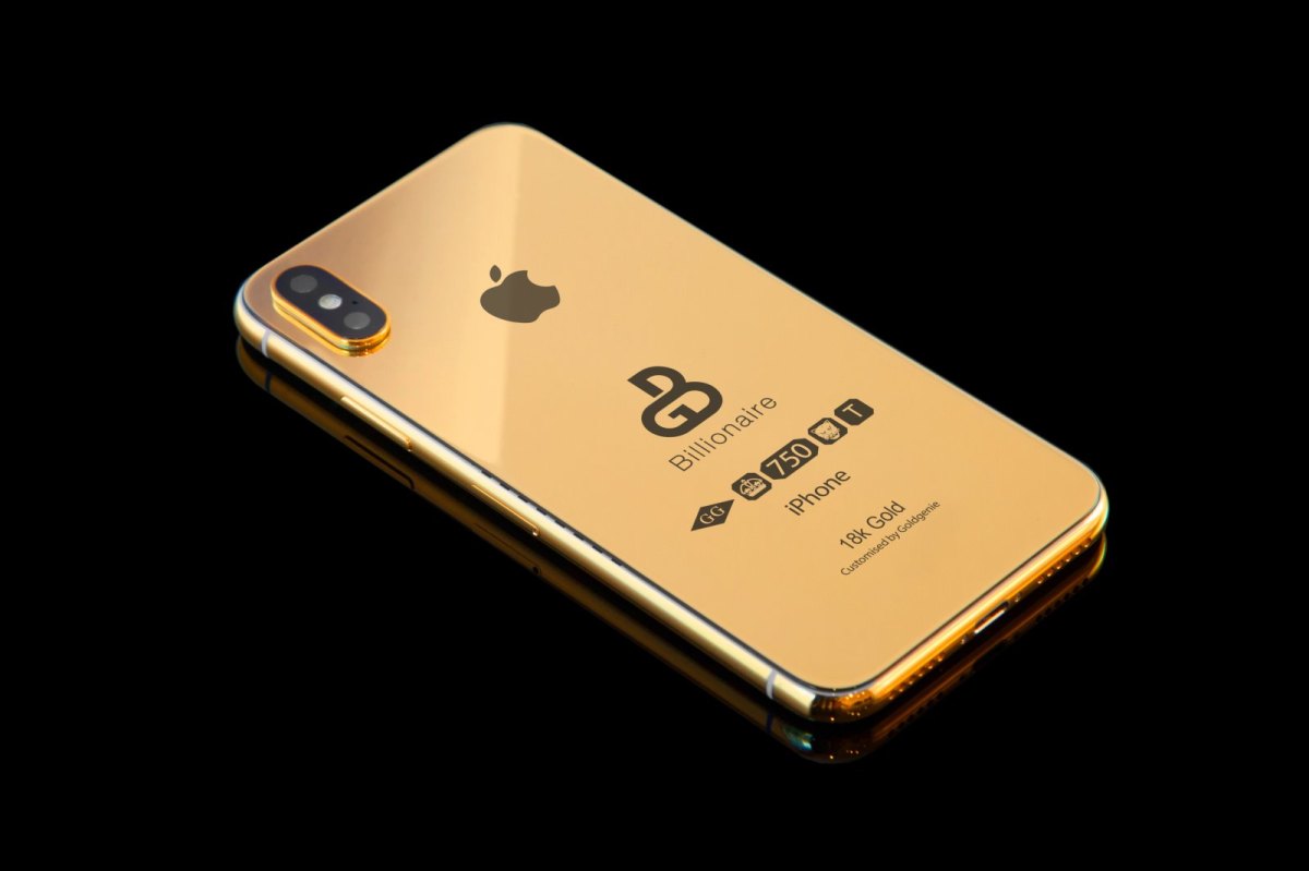 Goldenes iPhone XS der Billionaire Solid Gold Edition