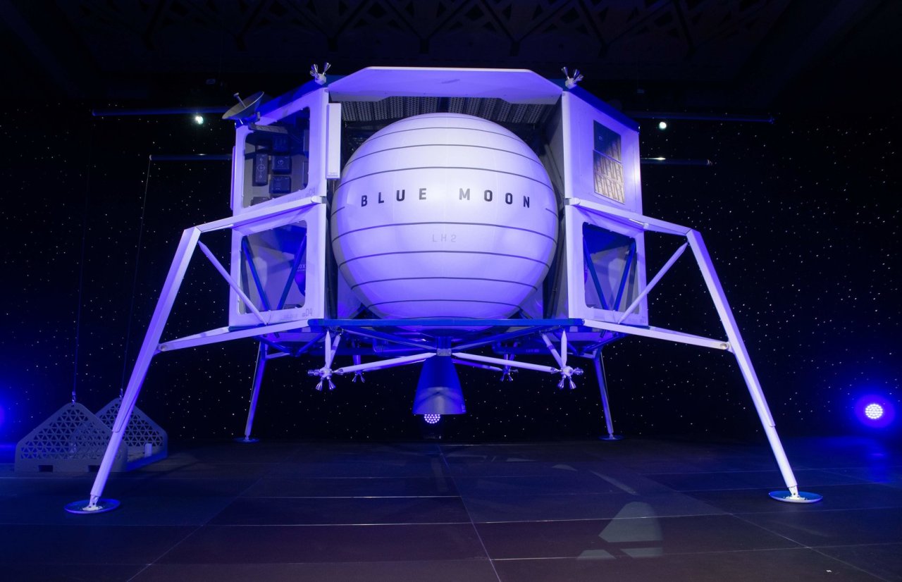 Blue Moon ist der Mondlander von Blue Origin