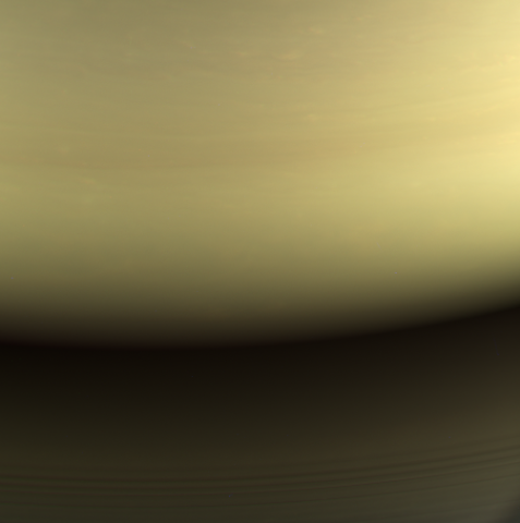Cassinis wirklich allerletztes Foto
