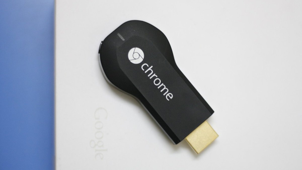 Ein schwarzer Chromecast-Key