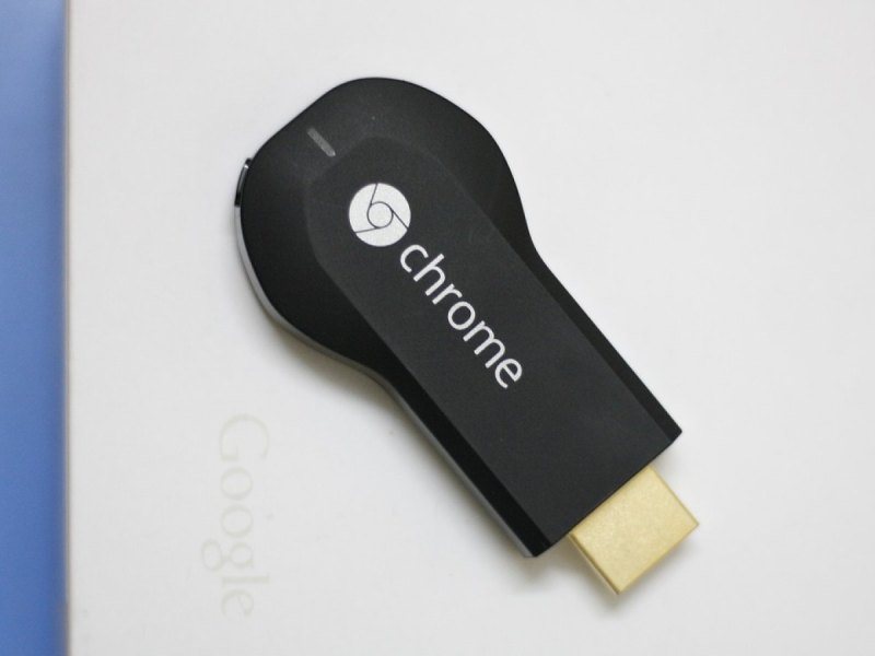 Ein schwarzer Chromecast-Key