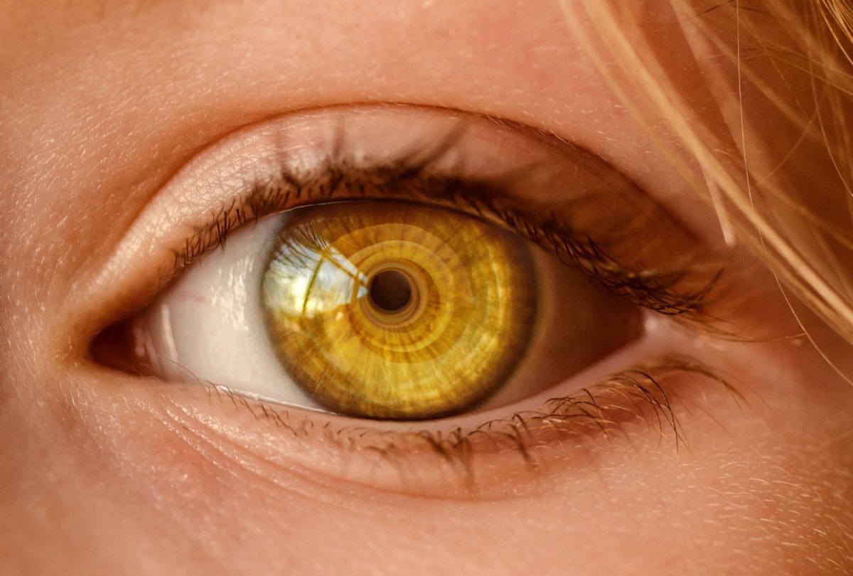 Nahaufnahme einer menschlichen Iris
