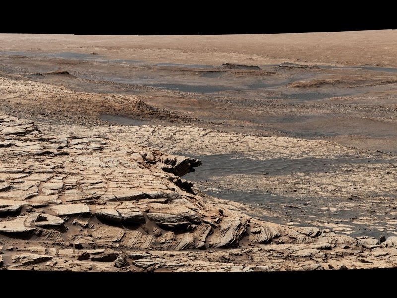 Bild des Curiosity Rover von der NASA auf dem Mars