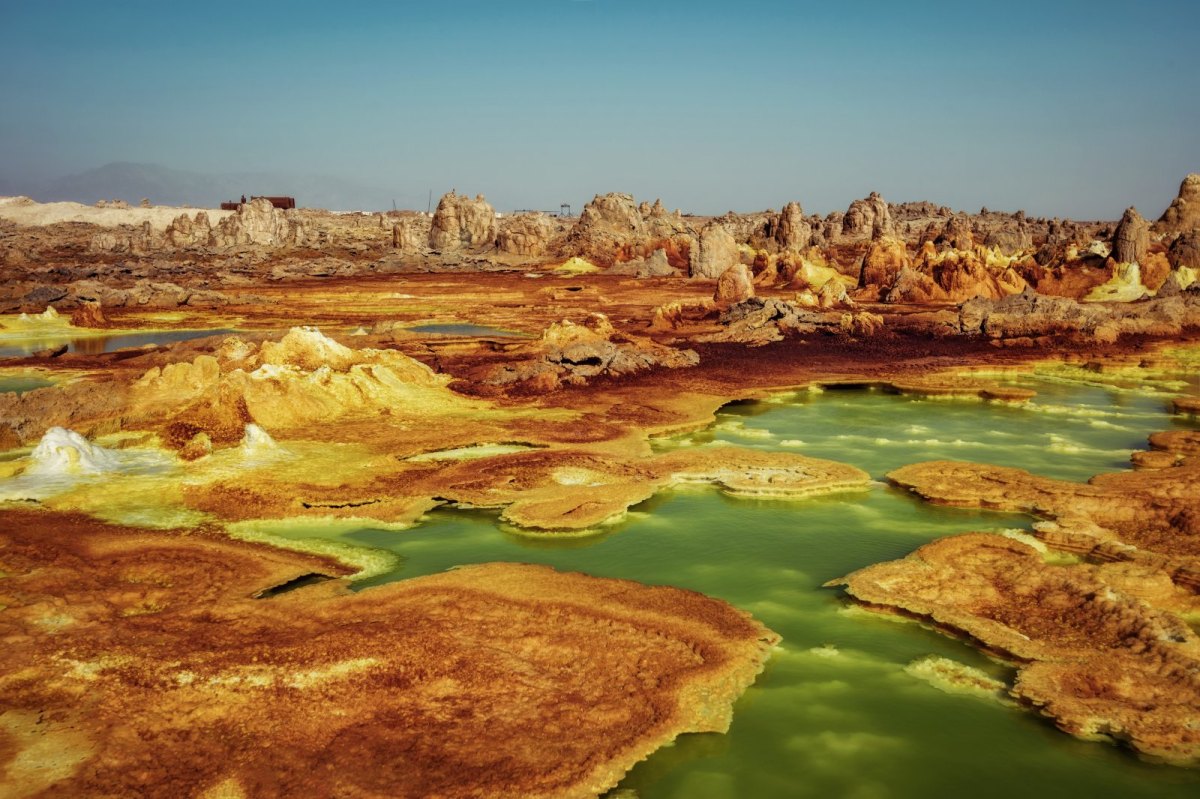 Dallol Tümpel in Äthiopien.