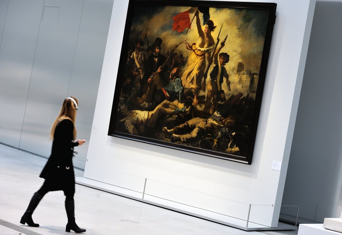 "Die Freiheit führt das Volk" von Eugène Delacroix