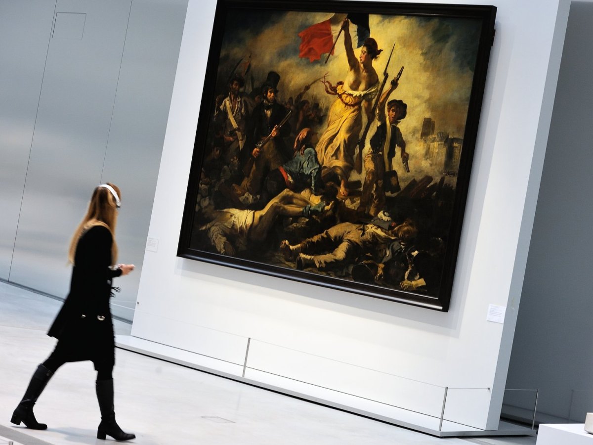 "Die Freiheit führt das Volk" von Eugène Delacroix