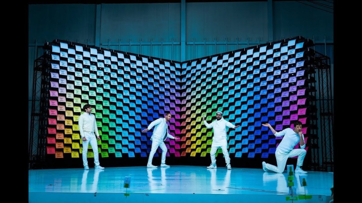 OK Go performt im Video zu Obsession mit Druckern.