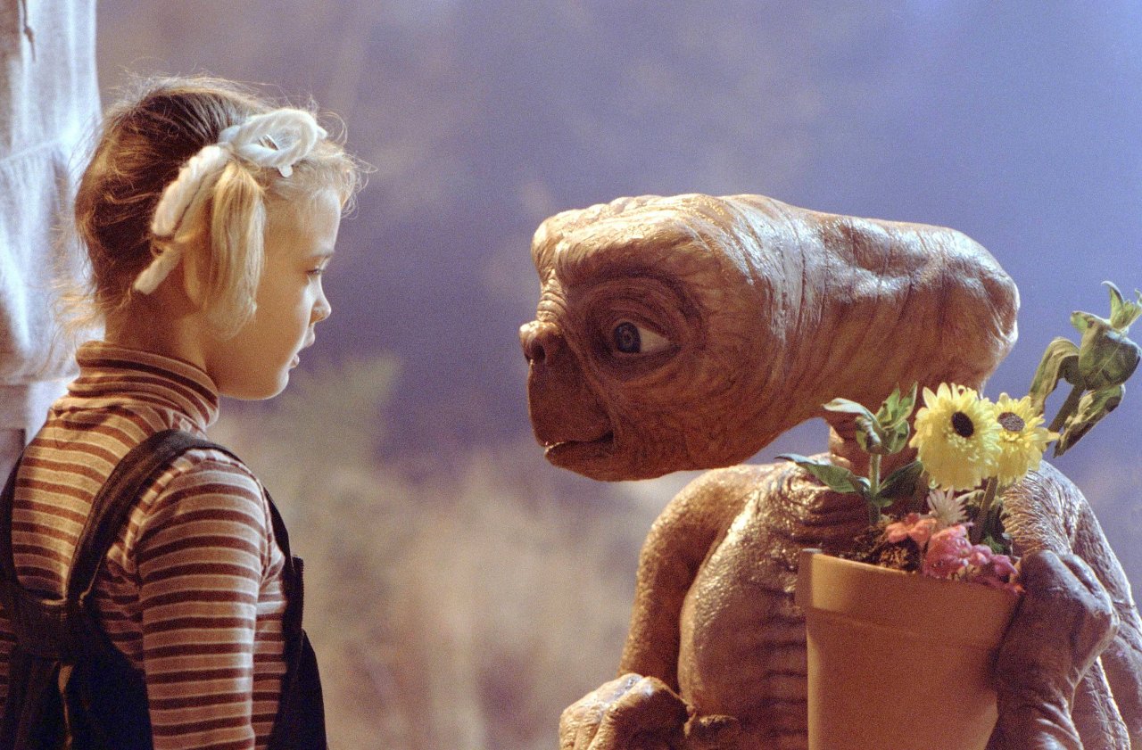 E.T. ist der wohl bekannteste fiktive Außerirdische.