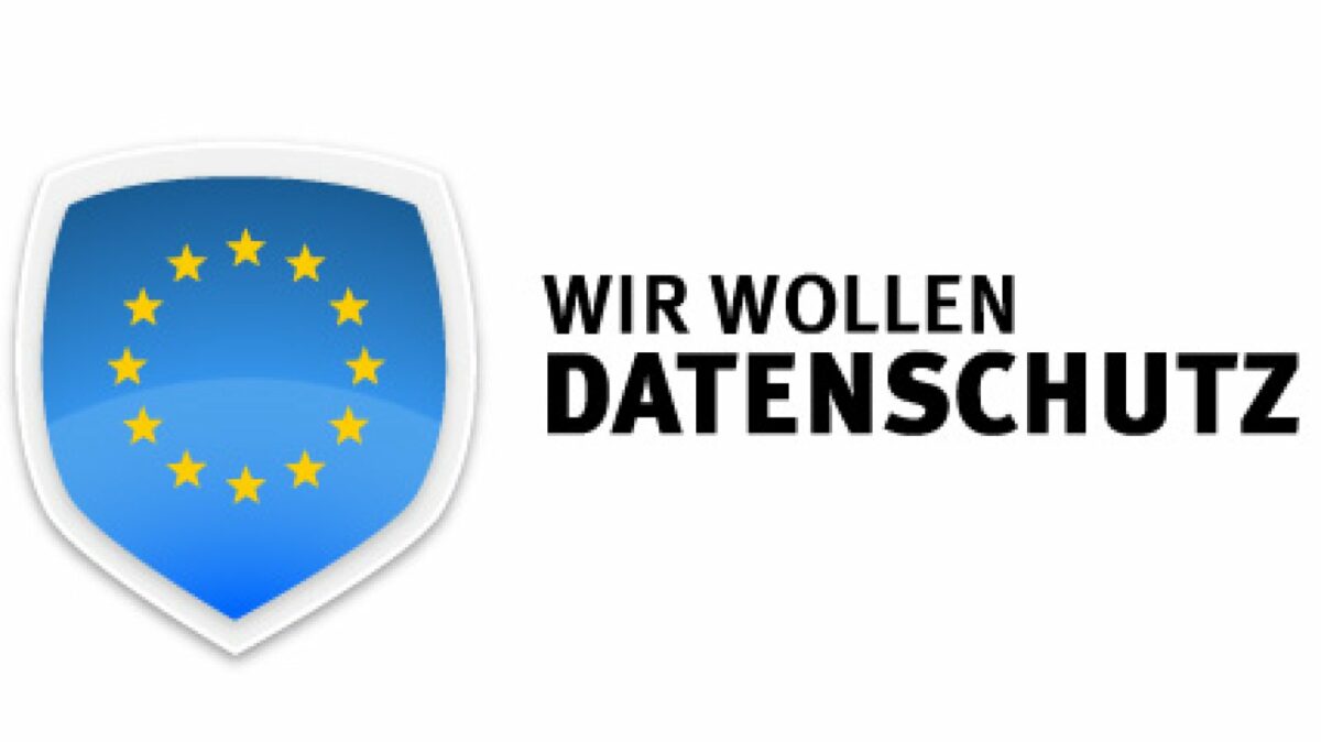 Logo "Wir wollen Datenschutz"
