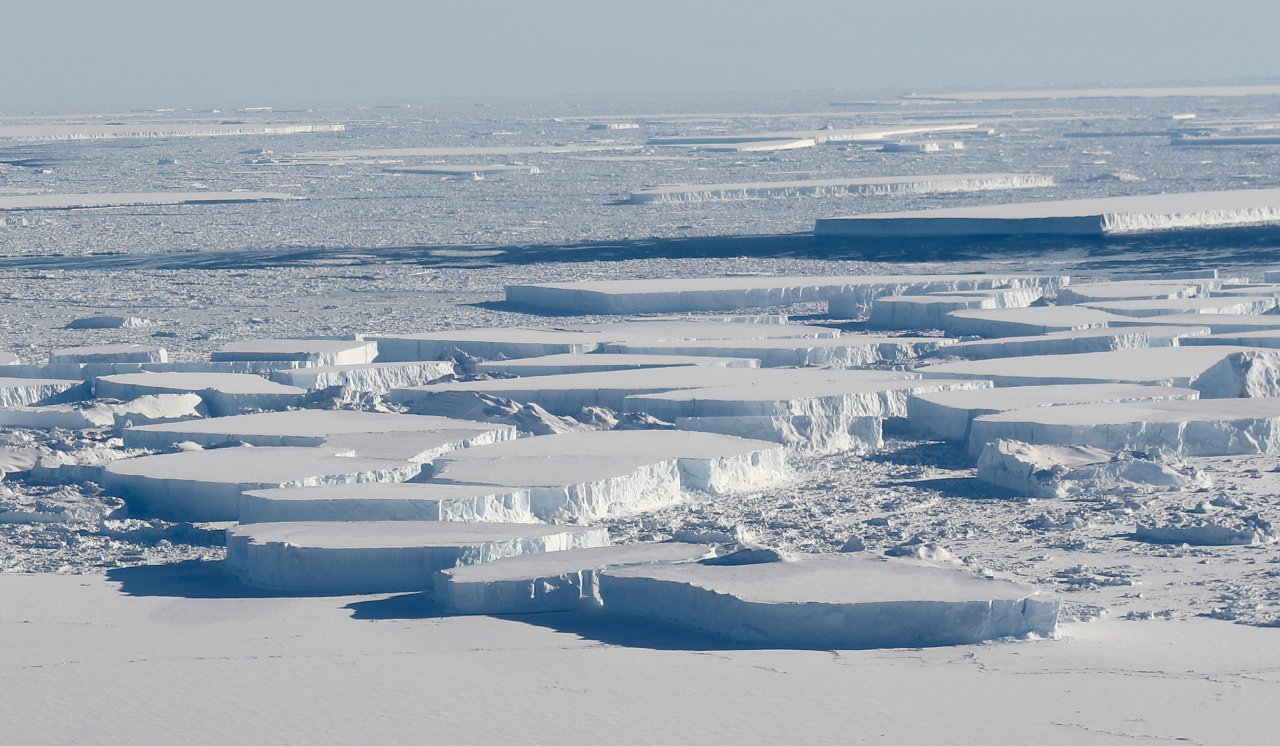 Rechteckige Eisberge sind gar nicht so ungewöhnlich wie man vermuten würde.