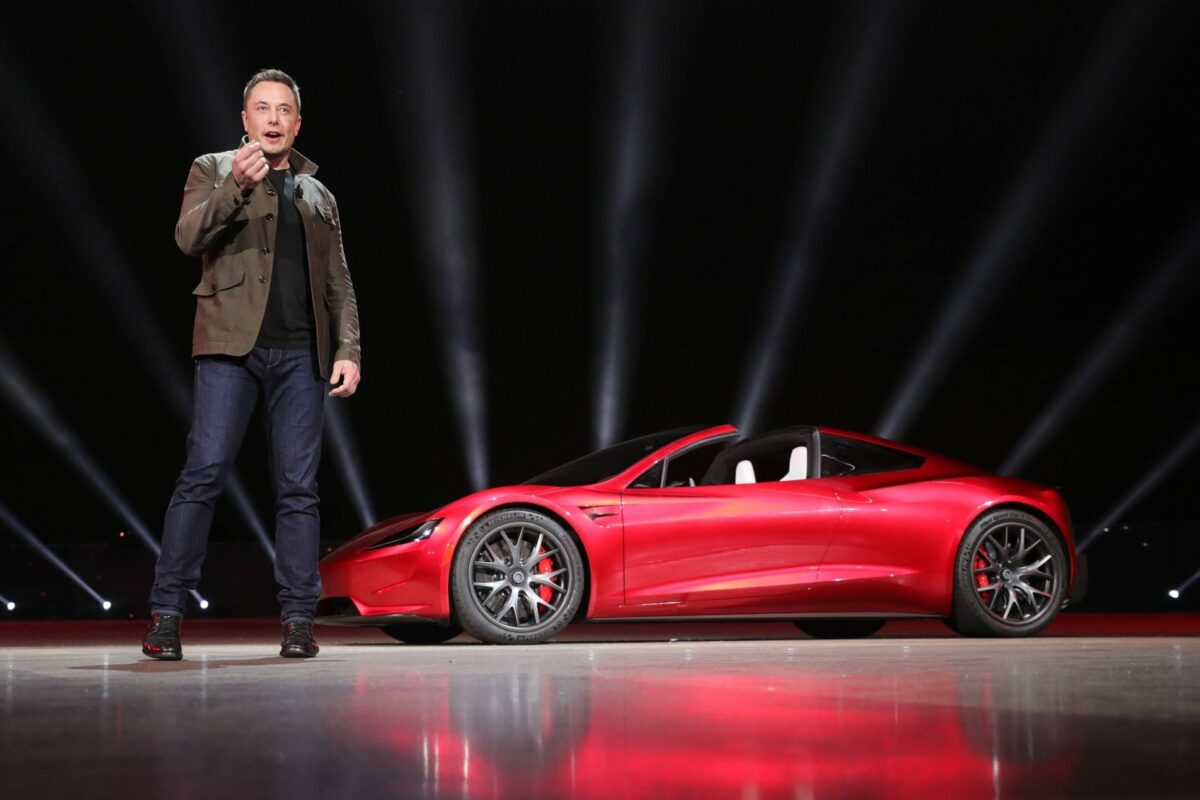 Elon Musk mit Tesla