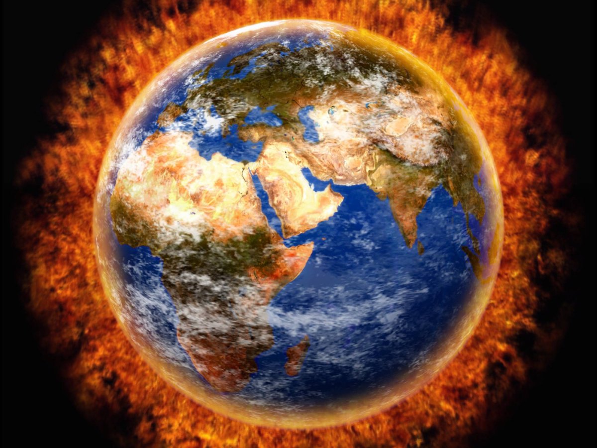 Erde in Flammen (Grafik)