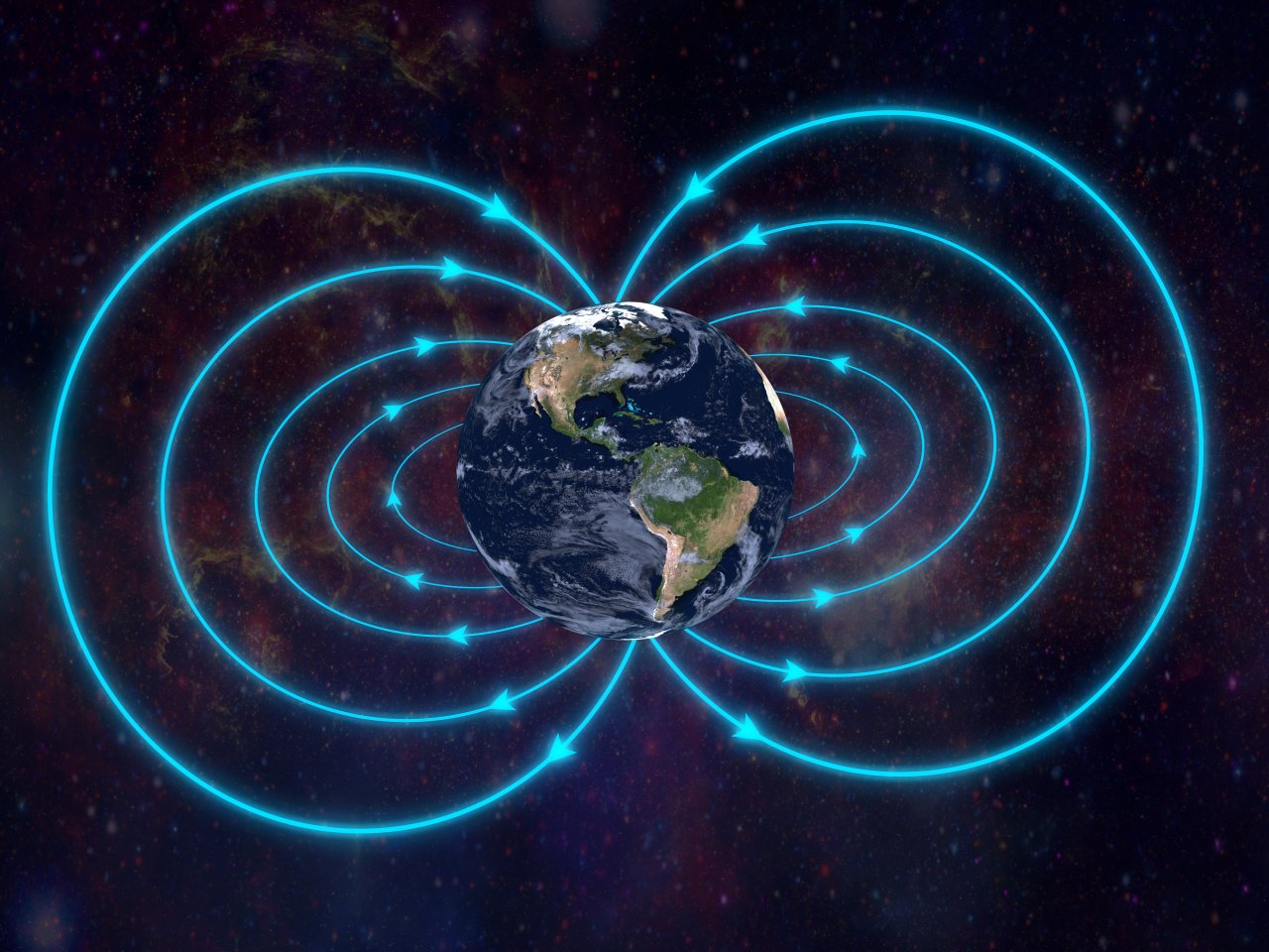 Fällt das Magnetfeld der Erde weg, würde ein Kompass nicht mehr funktionieren.