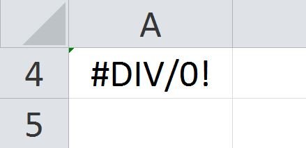 Excel-Problem: Was ist schiefgelaufen, wenn Excel "#DIV/0!" anzeigt?
