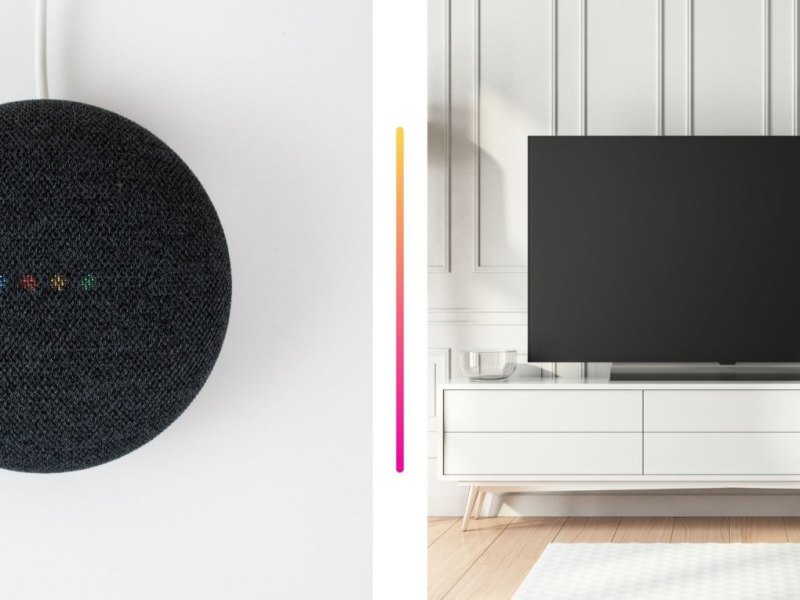 Google Home-Lautsprecher/Fernseher