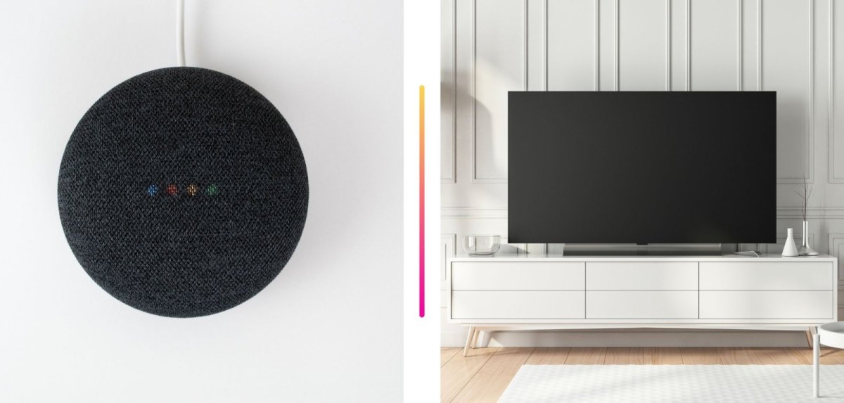 Google Home-Lautsprecher/Fernseher