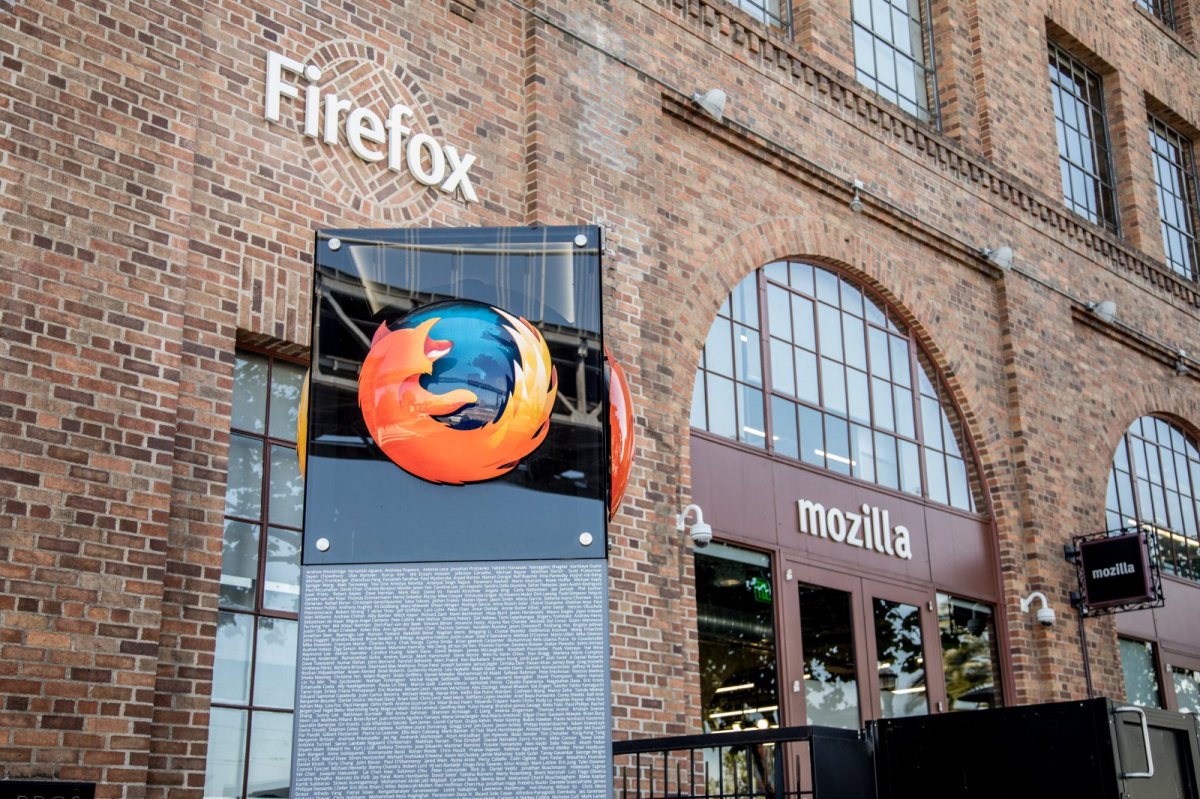 Firefox Logo vor Hauptquartier