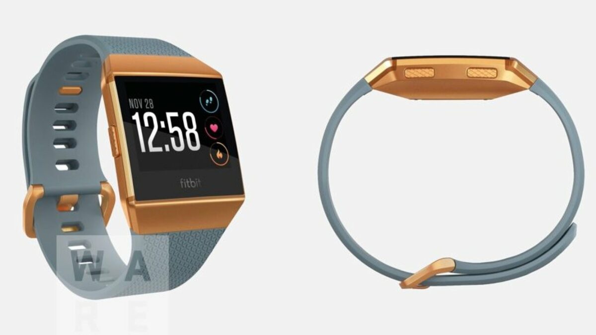 So soll die erste Smartwatch von Fitbit aussehen.