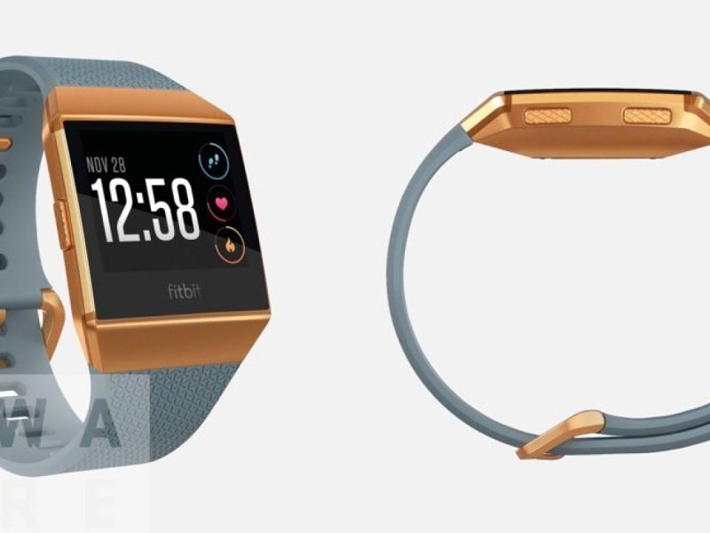 So soll die erste Smartwatch von Fitbit aussehen.