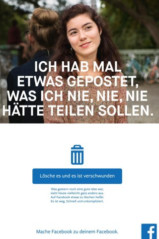 Facebook will zeigen, wie einfach es ist, geteilte Inhalte wieder zu löschen.