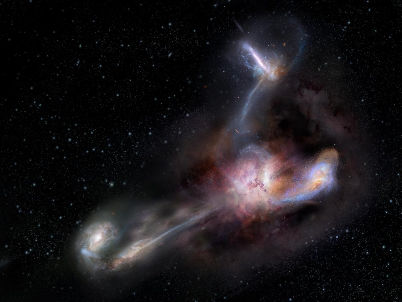 Galaxie W2246-0526 ist ein leuchtender Dieb.