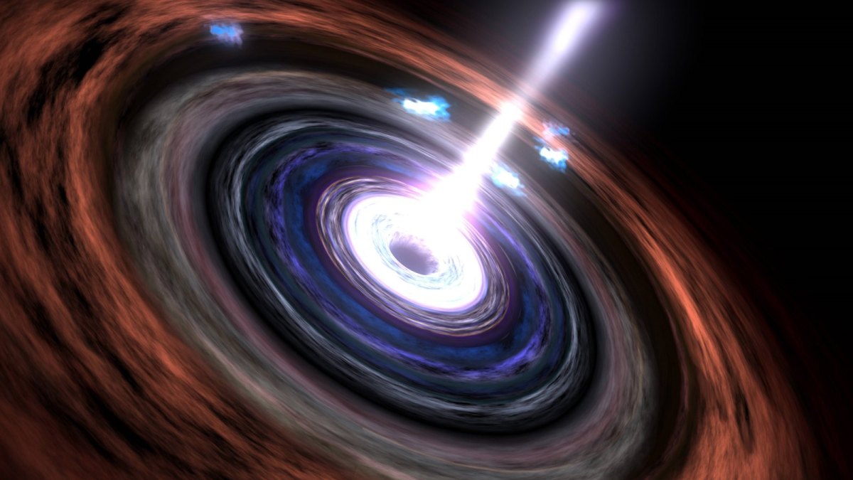 Schwarzes Loch Gammastrahlen