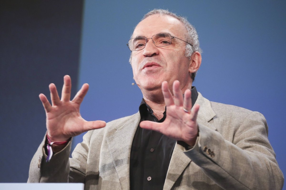 Garry Kasparov auf der republica 2017 in Berlin