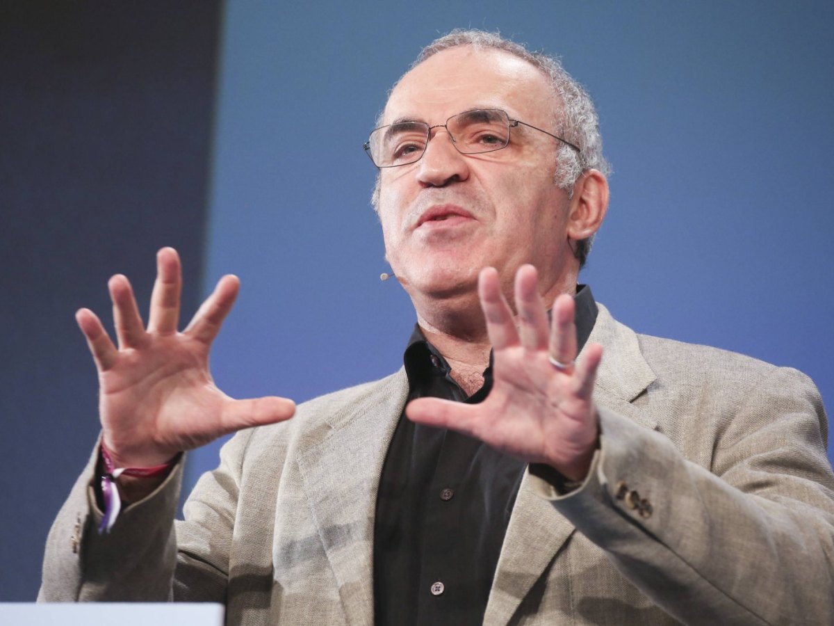 Garry Kasparov auf der republica 2017 in Berlin