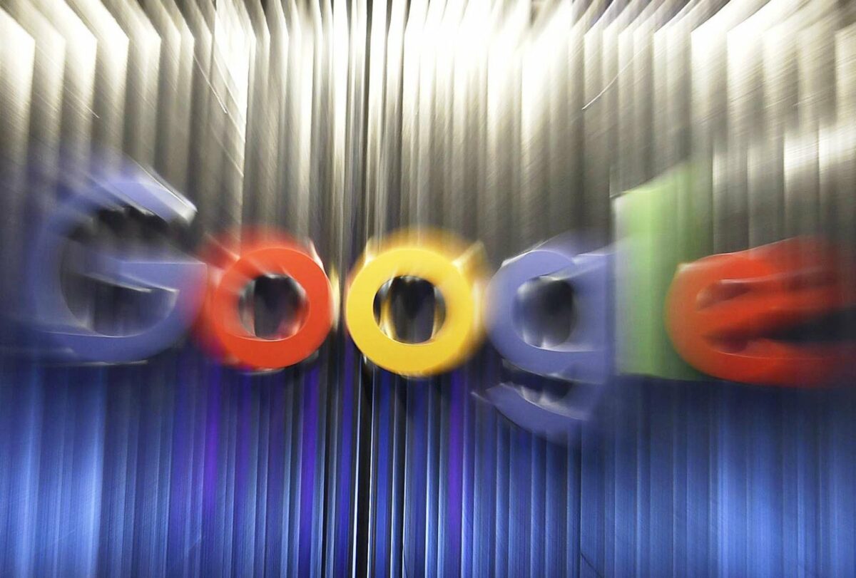 Google-Logo rausgezoomt