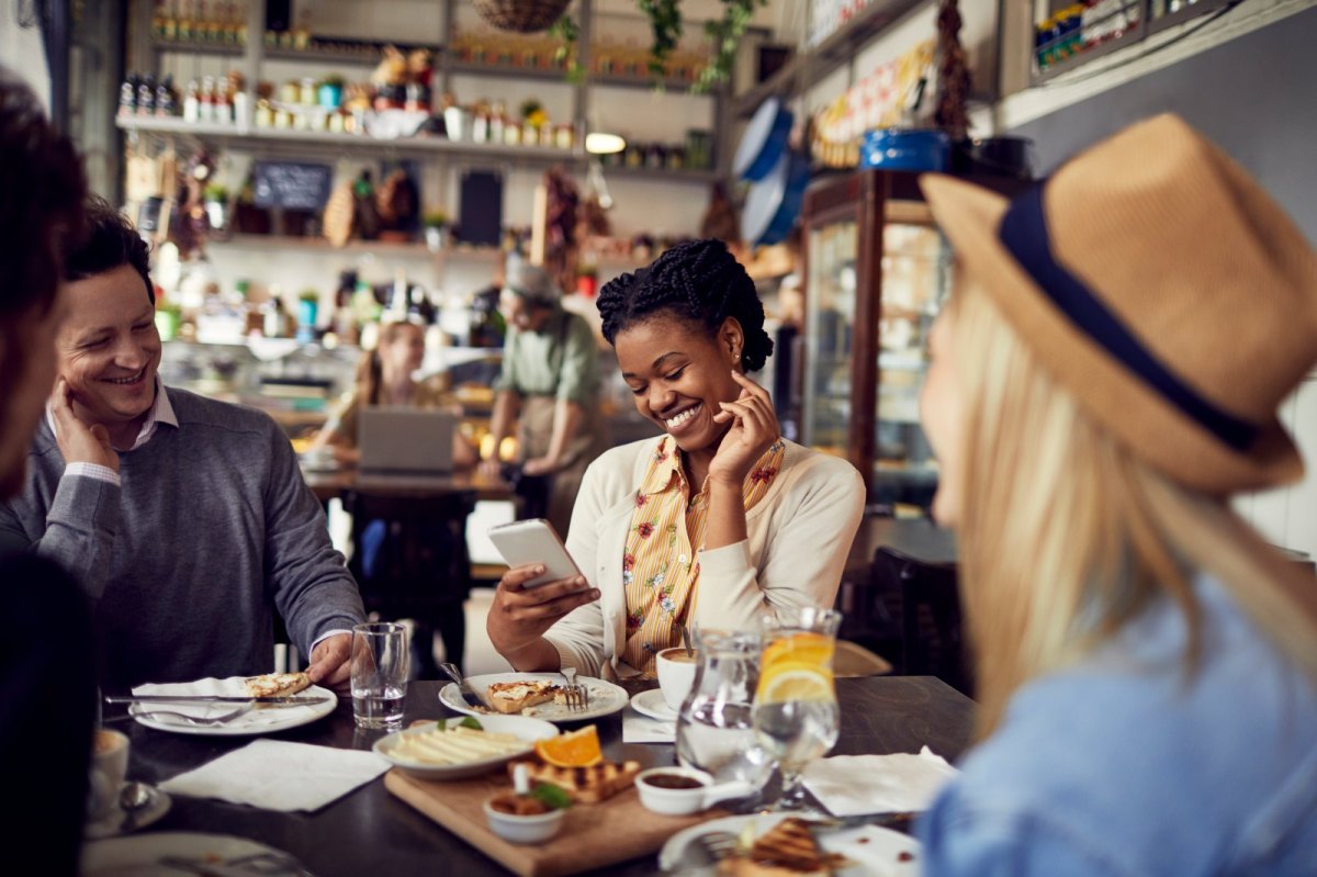 Menschen im Restaurant