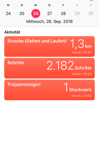 Die App zeigt eure Tagesbilanz und vieles mehr an 