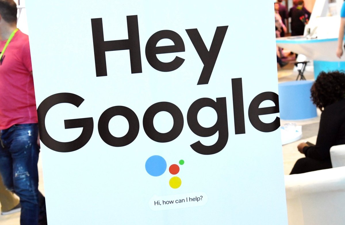 Plakat "Hey Google"