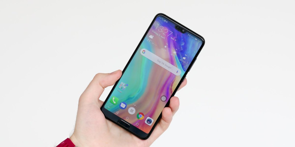 Das Smartphone Huawei P20 Pro.