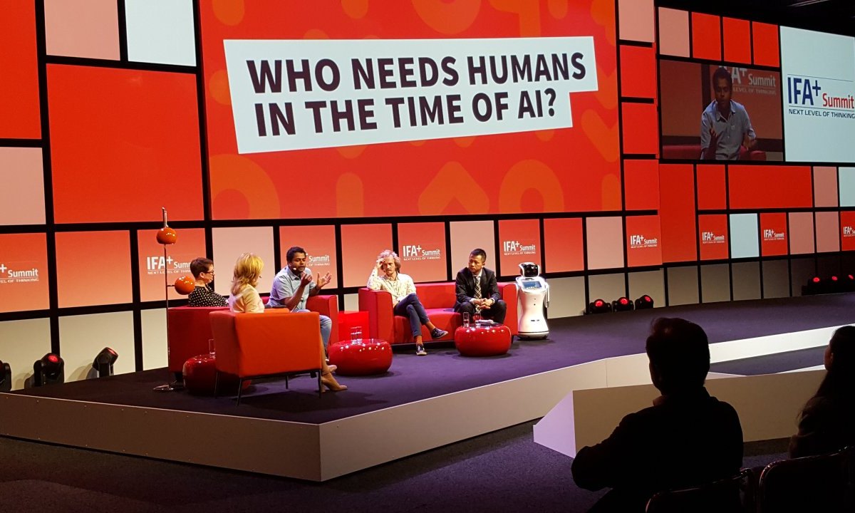 Auf der IFA diskutierten die Experten die Frage "Wer braucht Menschen in Zeiten von KI?"