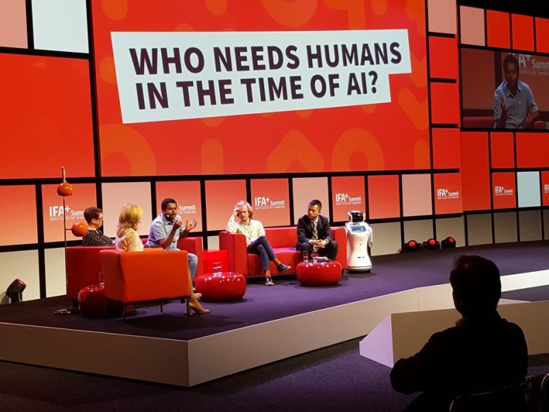 Auf der IFA diskutierten die Experten die Frage "Wer braucht Menschen in Zeiten von KI?"