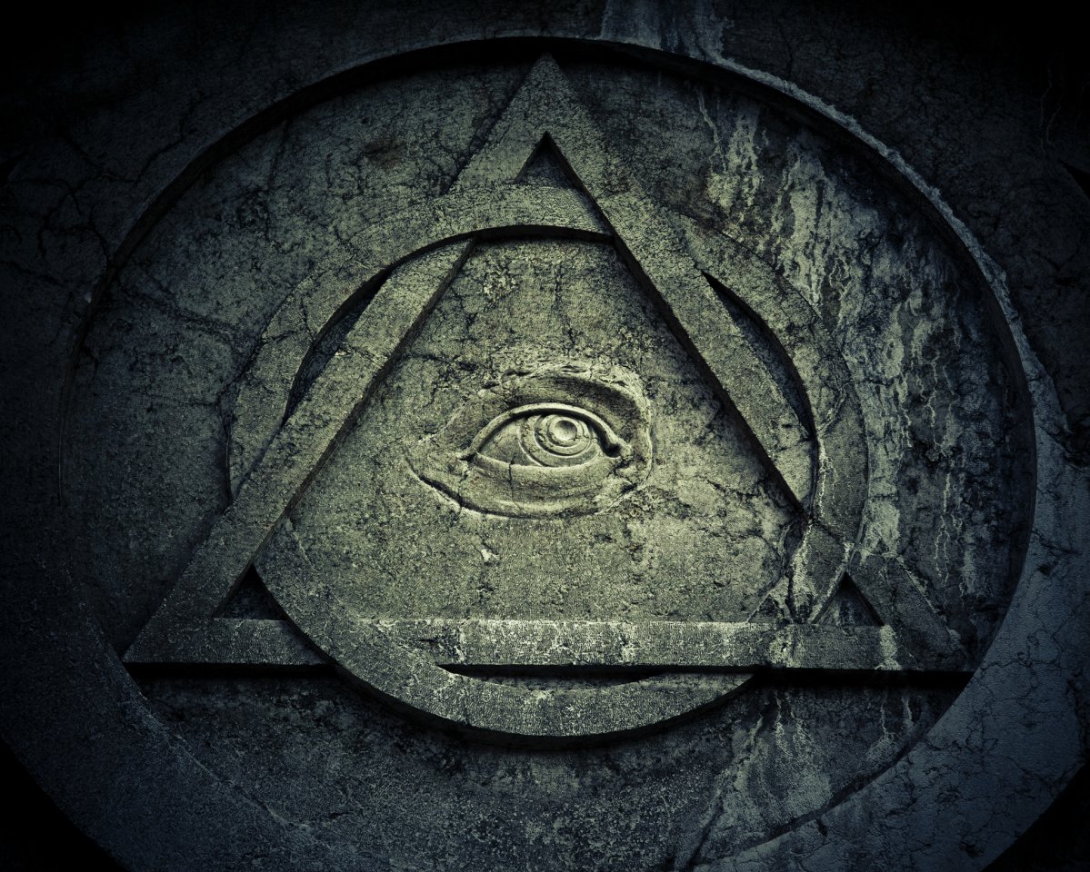 Das allsehende Auge repräsentiert symbolisch die Ziele der Illuminati.