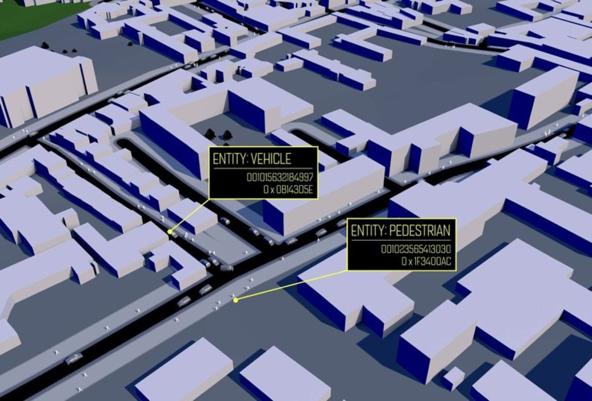 Simulation einer virtuellen Stadtwelt von Improbable