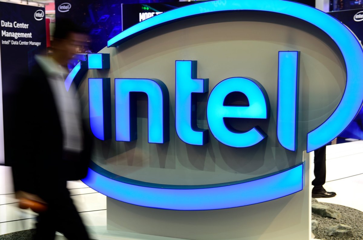 Das Logo von Intel.